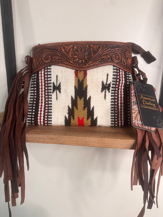 Leather Aztec American Darling Bag