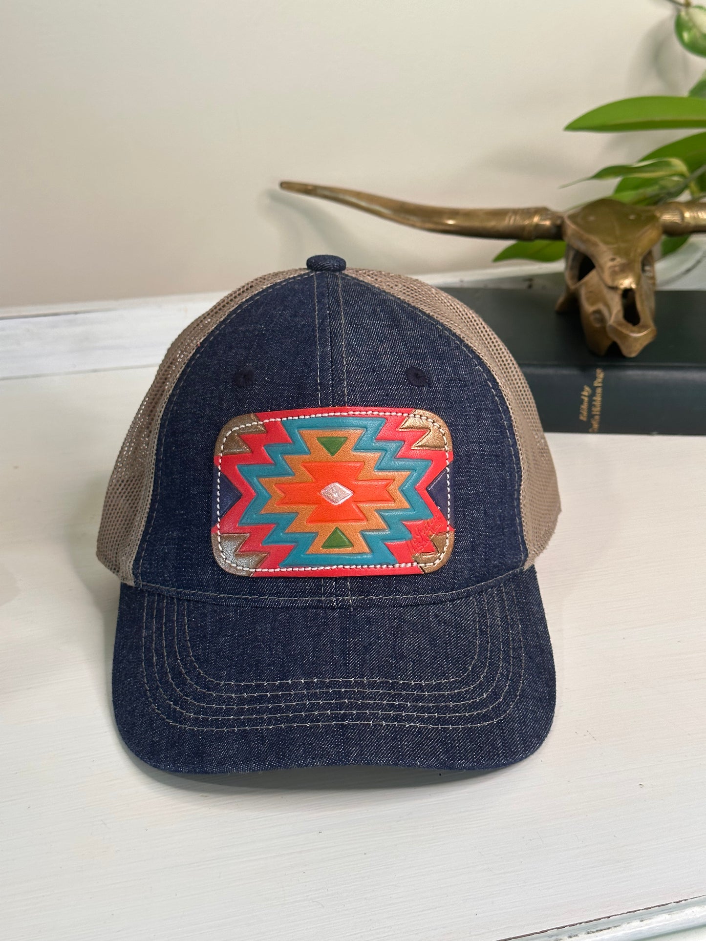 Multi-Colored Aztec Hat